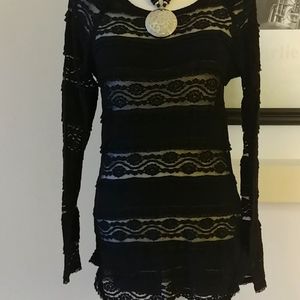 Free People Lace Blouse